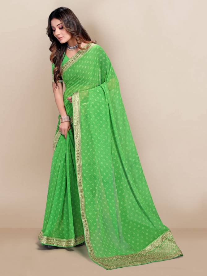 Vivera Allys Ethnic Wear Georgette Designer Latest Saree Collection